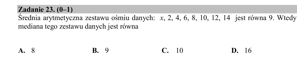 Zadanie 23 z arkusza CKE, marzec 2020 (oryginał)