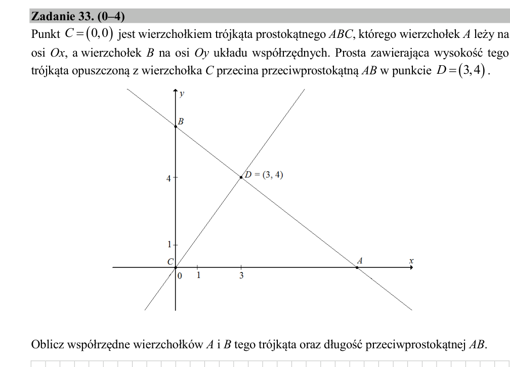Zadanie 33 z arkusza CKE, marzec 2020 (oryginał)