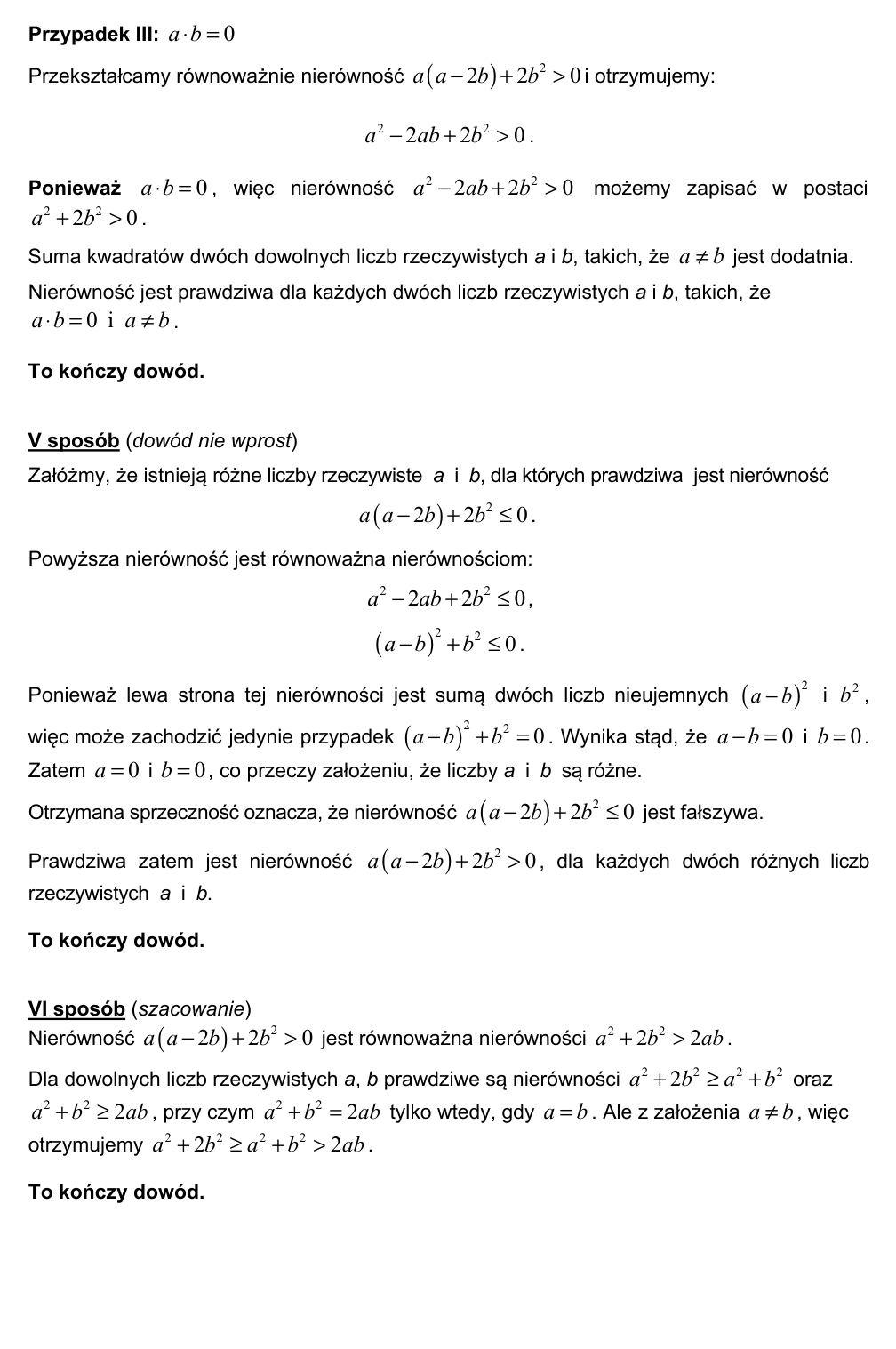 Przykładowe rozwiązanie CKE do zadania 28