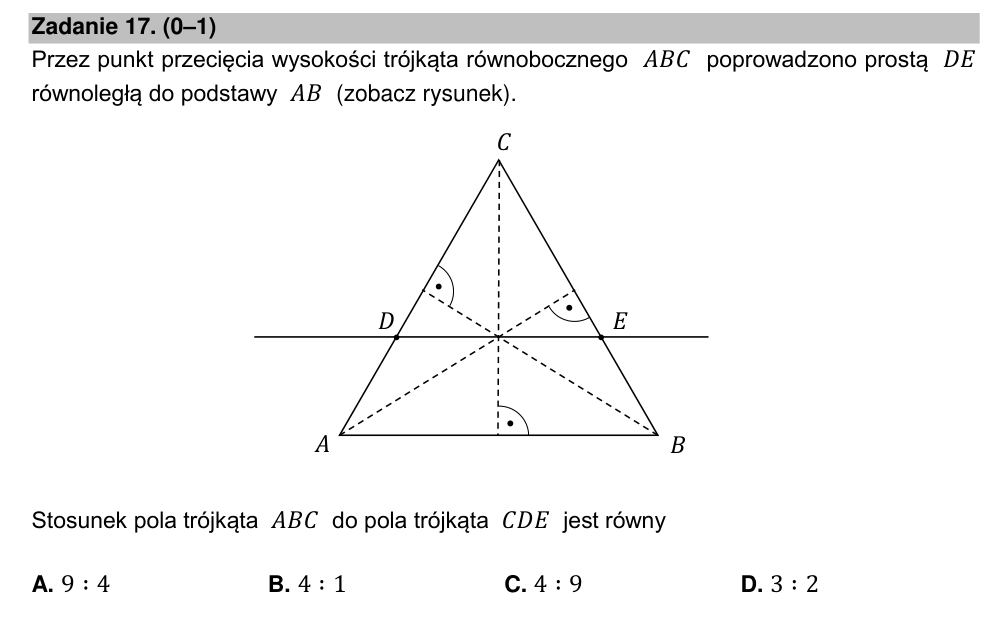 Zadanie 17 z arkusza CKE, marzec 2021 (oryginał)