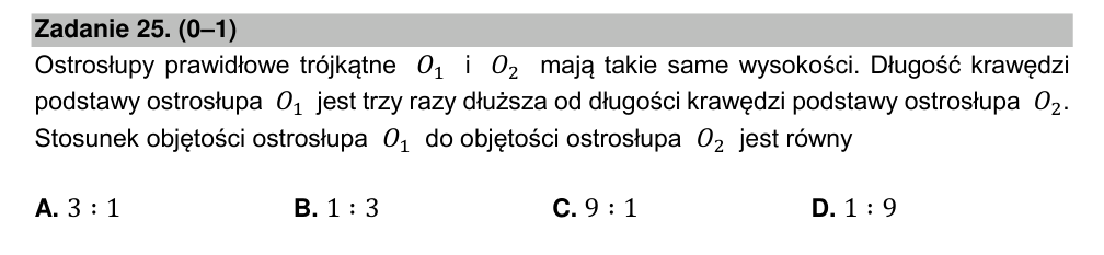 Zadanie 25 z arkusza CKE, marzec 2021 (oryginał)