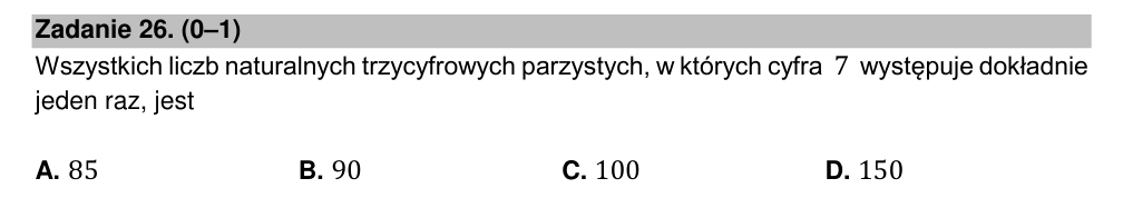 Zadanie 26 z arkusza CKE, marzec 2021 (oryginał)