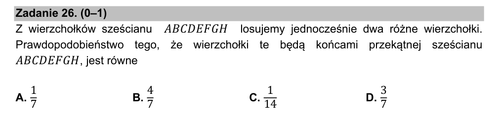 Zadanie 26 z arkusza CKE, maj 2021 (oryginał)