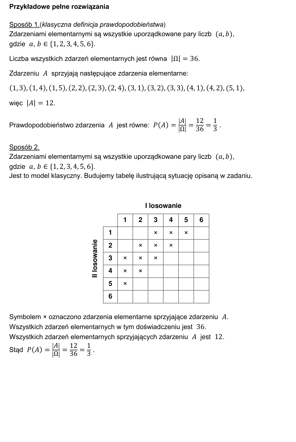 Przykładowe rozwiązanie CKE do zadania 34