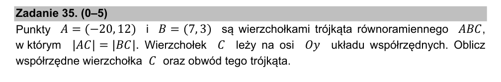 Zadanie 35 z arkusza CKE, maj 2021 (oryginał)