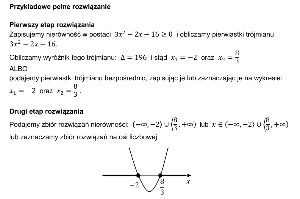 Przykładowe rozwiązanie CKE do zadania 29