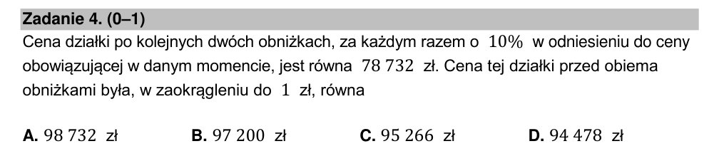 Zadanie 4 z arkusza CKE, maj 2022 (oryginał)