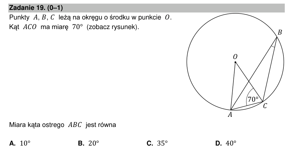 Zadanie 19 z arkusza CKE, maj 2023 (oryginał)
