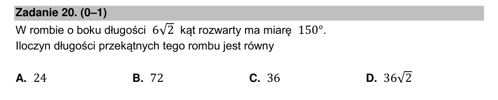 Zadanie 20 z arkusza CKE, maj 2023 (oryginał)