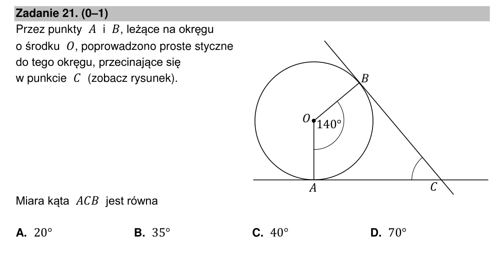 Zadanie 21 z arkusza CKE, maj 2023 (oryginał)