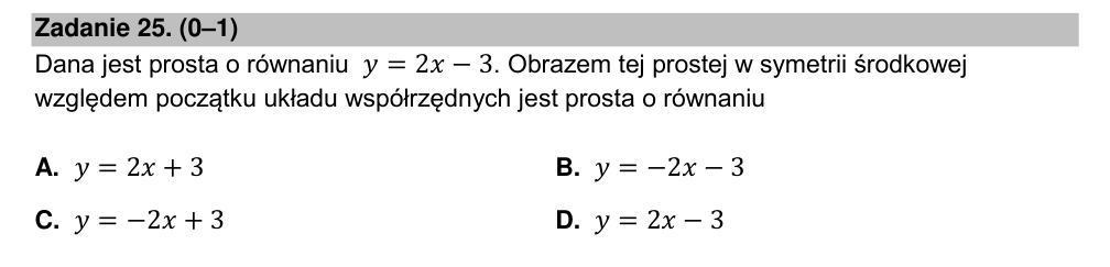 Zadanie 25 z arkusza CKE, maj 2023 (oryginał)