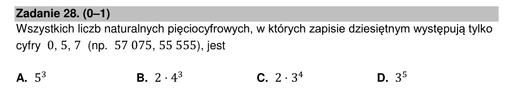 Zadanie 28 z arkusza CKE, maj 2023 (oryginał)