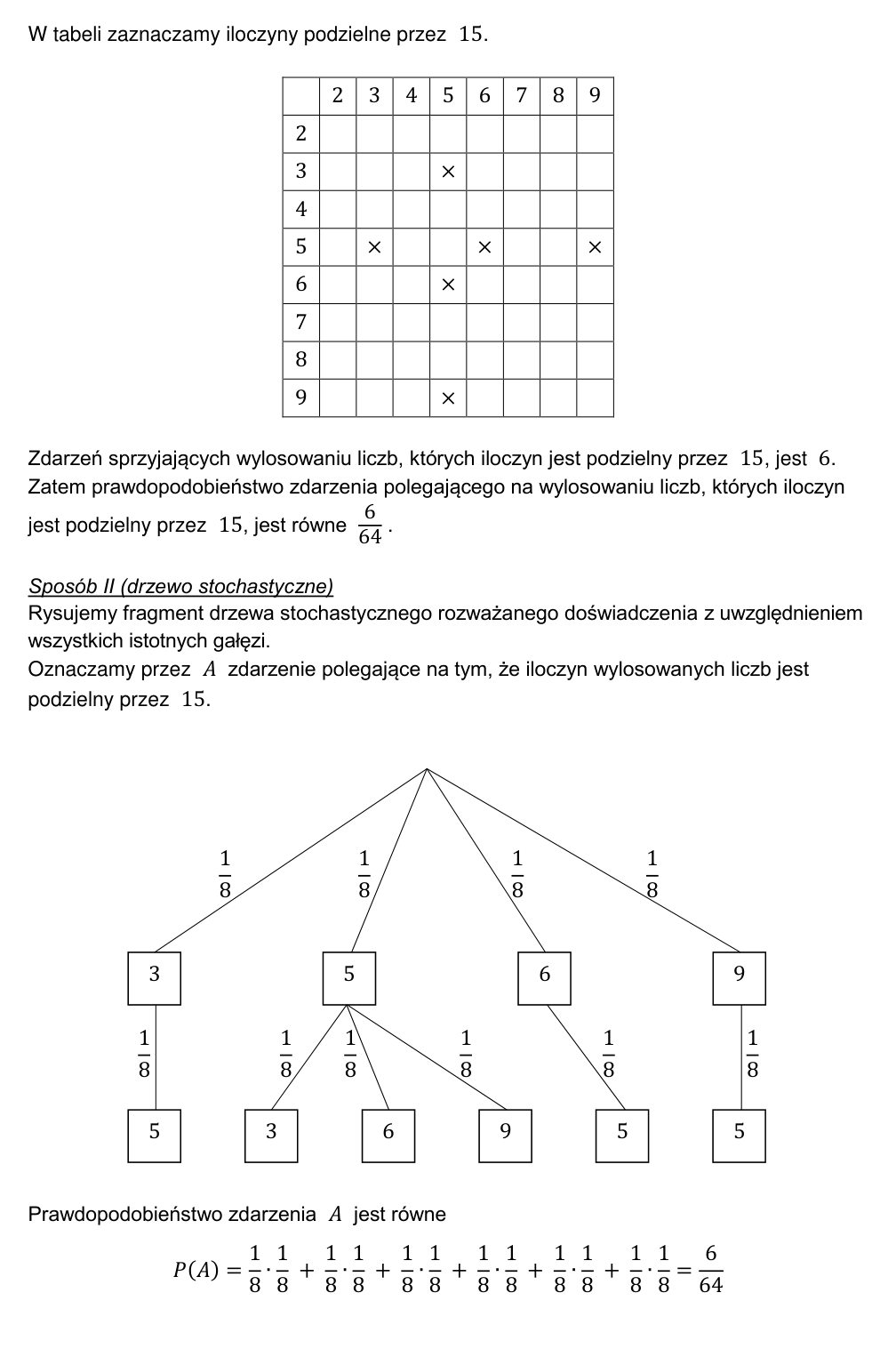 Przykładowe rozwiązanie CKE do zadania 35