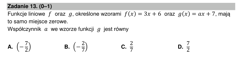 Zadanie 13 z arkusza CKE, maj 2024 (oryginał)