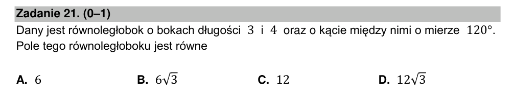 Zadanie 21 z arkusza CKE, maj 2024 (oryginał)