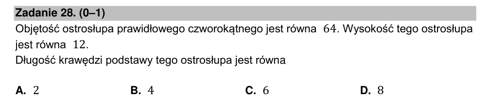 Zadanie 28 z arkusza CKE, maj 2024 (oryginał)