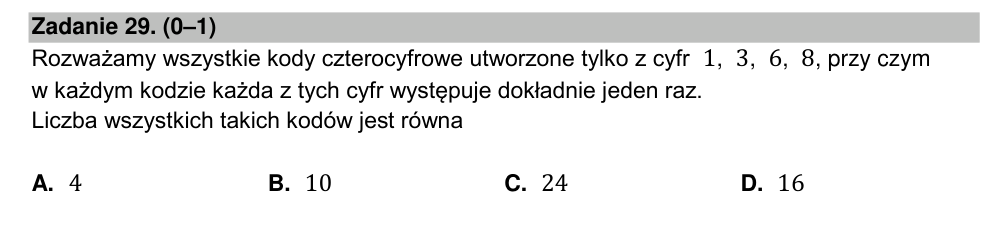 Zadanie 29 z arkusza CKE, maj 2024 (oryginał)
