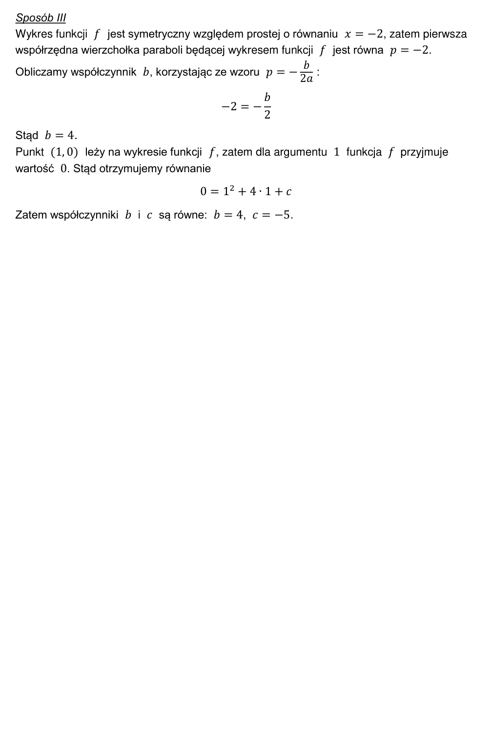 Przykładowe rozwiązanie CKE do zadania 32