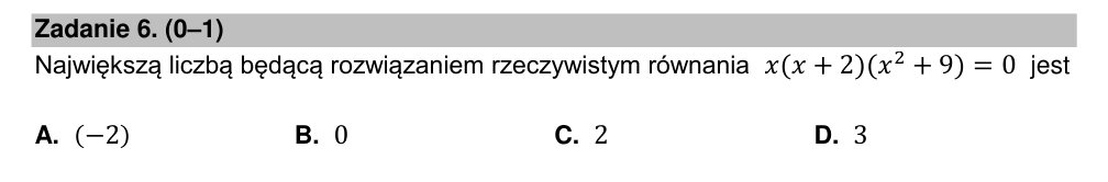 Zadanie 6 z arkusza CKE, maj 2024 (oryginał)