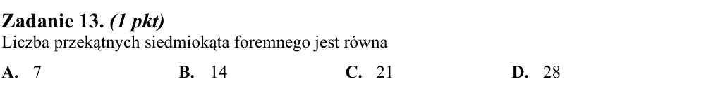 Zadanie 13 z arkusza CKE, maj 2010 (oryginał)