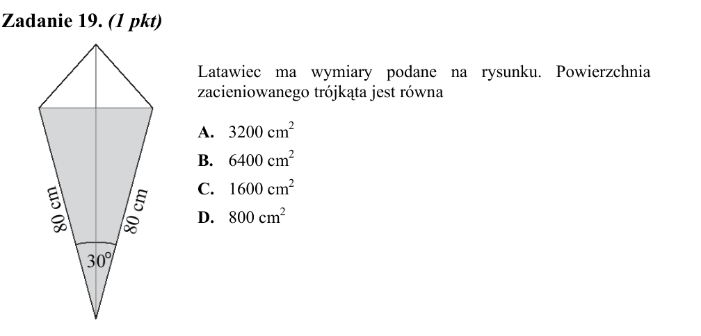 Zadanie 19 z arkusza CKE, maj 2010 (oryginał)