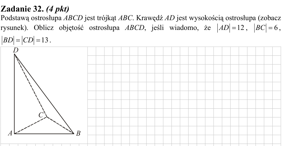 Zadanie 32 z arkusza CKE, maj 2010 (oryginał)