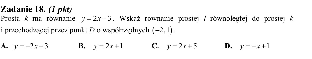 Zadanie 18 z arkusza CKE, maj 2011 (oryginał)