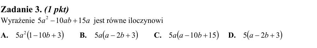 Zadanie 3 z arkusza CKE, maj 2011 (oryginał)