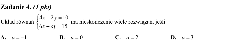 Zadanie 4 z arkusza CKE, maj 2011 (oryginał)