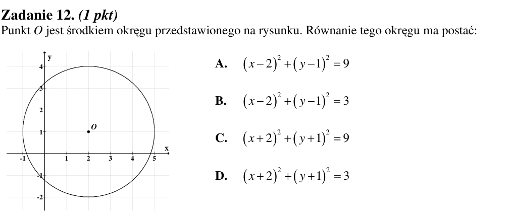 Zadanie 12 z arkusza CKE, czerwiec 2012 (oryginał)