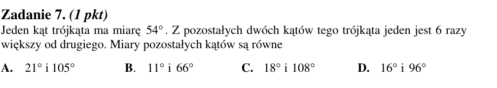 Zadanie 7 z arkusza CKE, czerwiec 2012 (oryginał)