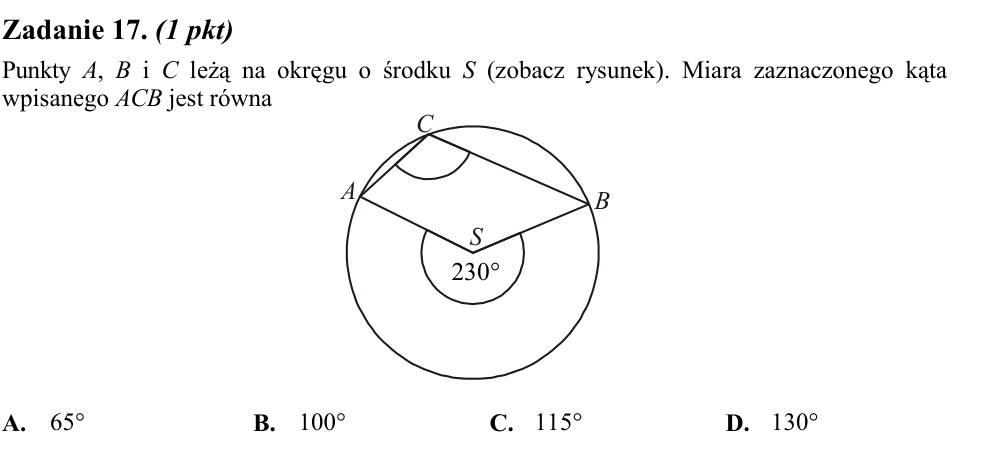 Zadanie 17 z arkusza CKE, sierpień 2012 (oryginał)