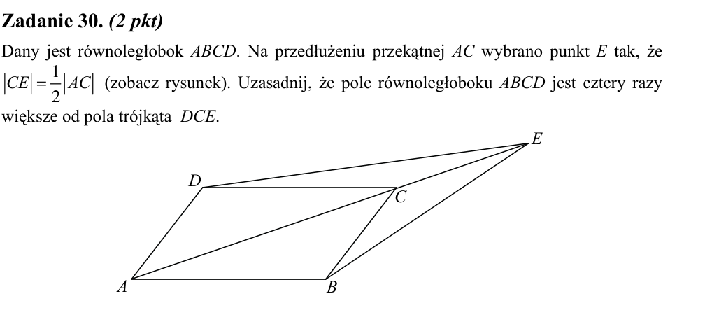 Zadanie 30 z arkusza CKE, sierpień 2012 (oryginał)