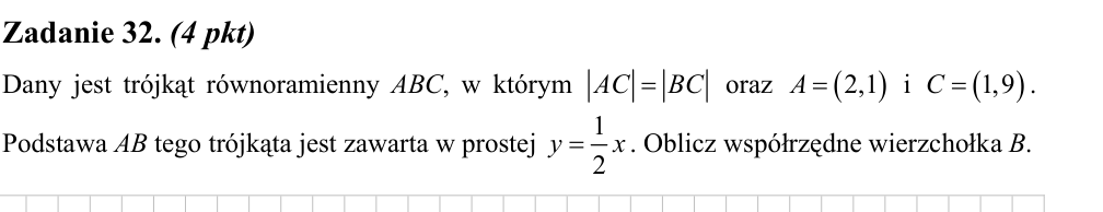 Zadanie 32 z arkusza CKE, sierpień 2012 (oryginał)