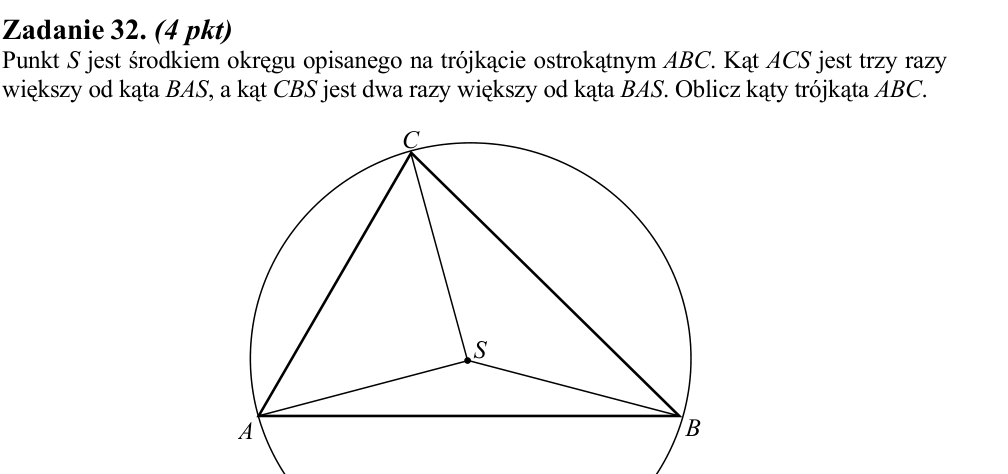 Zadanie 32 z arkusza CKE, maj 2013 (oryginał)