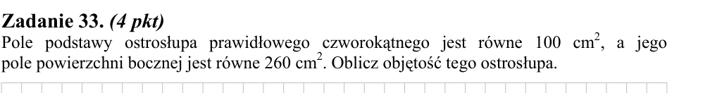 Zadanie 33 z arkusza CKE, maj 2013 (oryginał)
