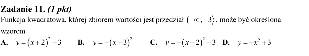 Zadanie 11 z arkusza CKE, sierpień 2014 (oryginał)