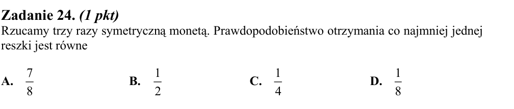 Zadanie 24 z arkusza CKE, sierpień 2014 (oryginał)