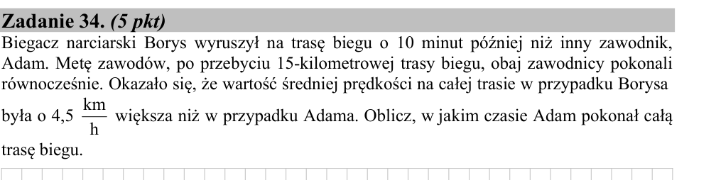 Zadanie 34 z arkusza CKE, maj 2015 (oryginał)