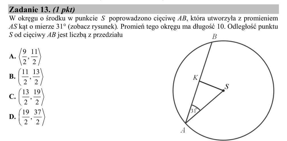 Zadanie 13 z arkusza CKE, maj 2016 (oryginał)