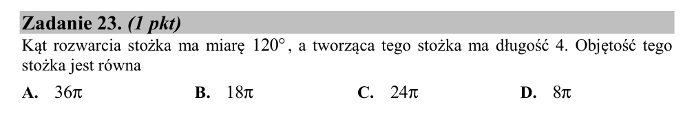 Zadanie 23 z arkusza CKE, maj 2016 (oryginał)