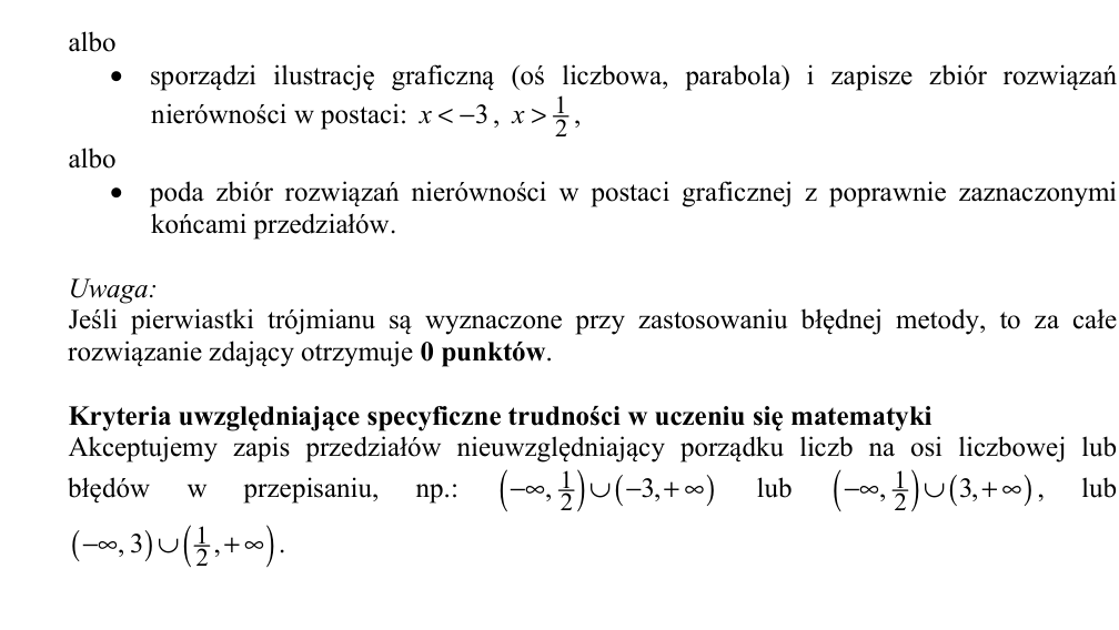 Przykładowe rozwiązanie CKE do zadania 26