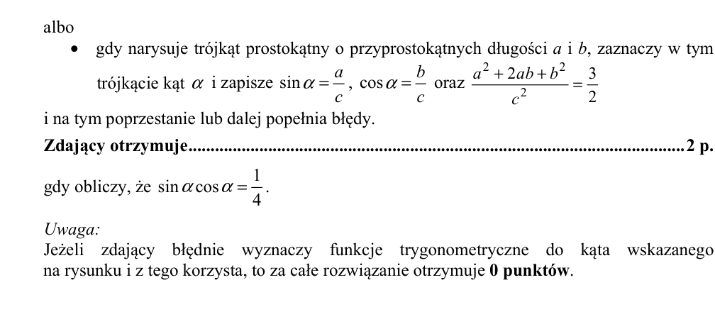 Przykładowe rozwiązanie CKE do zadania 28