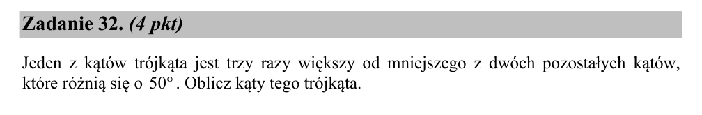 Zadanie 32 z arkusza CKE, maj 2016 (oryginał)