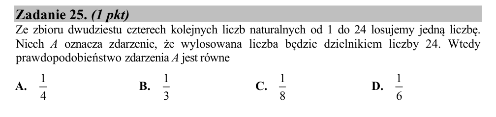 Zadanie 25 z arkusza CKE, maj 2017 (oryginał)