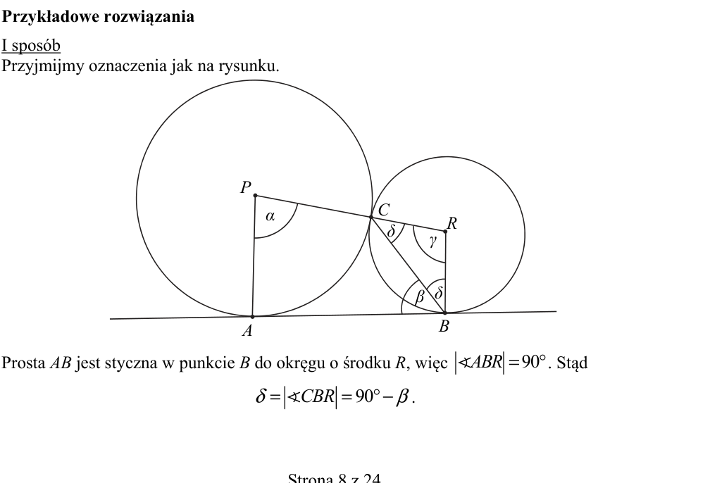 Przykładowe rozwiązanie CKE do zadania 28