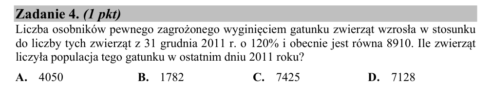Zadanie 4 z arkusza CKE, maj 2017 (oryginał)