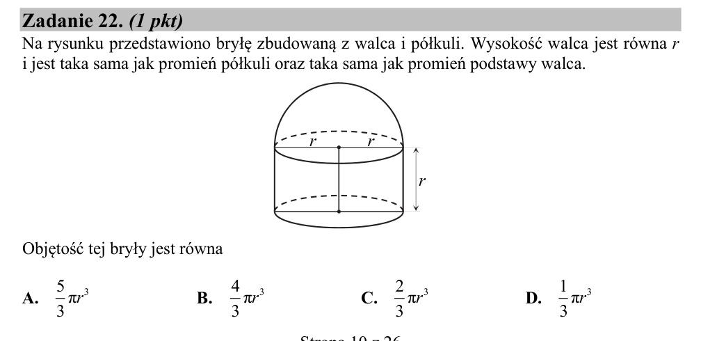 Zadanie 22 z arkusza CKE, maj 2018 (oryginał)
