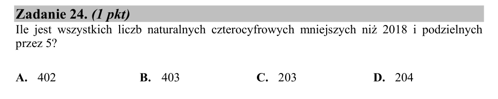 Zadanie 24 z arkusza CKE, maj 2018 (oryginał)
