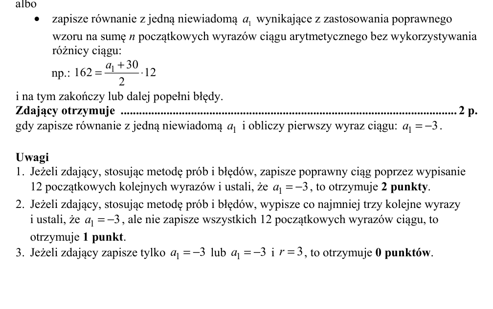 Przykładowe rozwiązanie CKE do zadania 31
